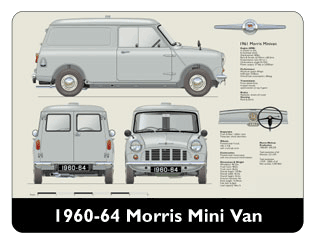 Morris Mini van 1960-64 Mouse Mat